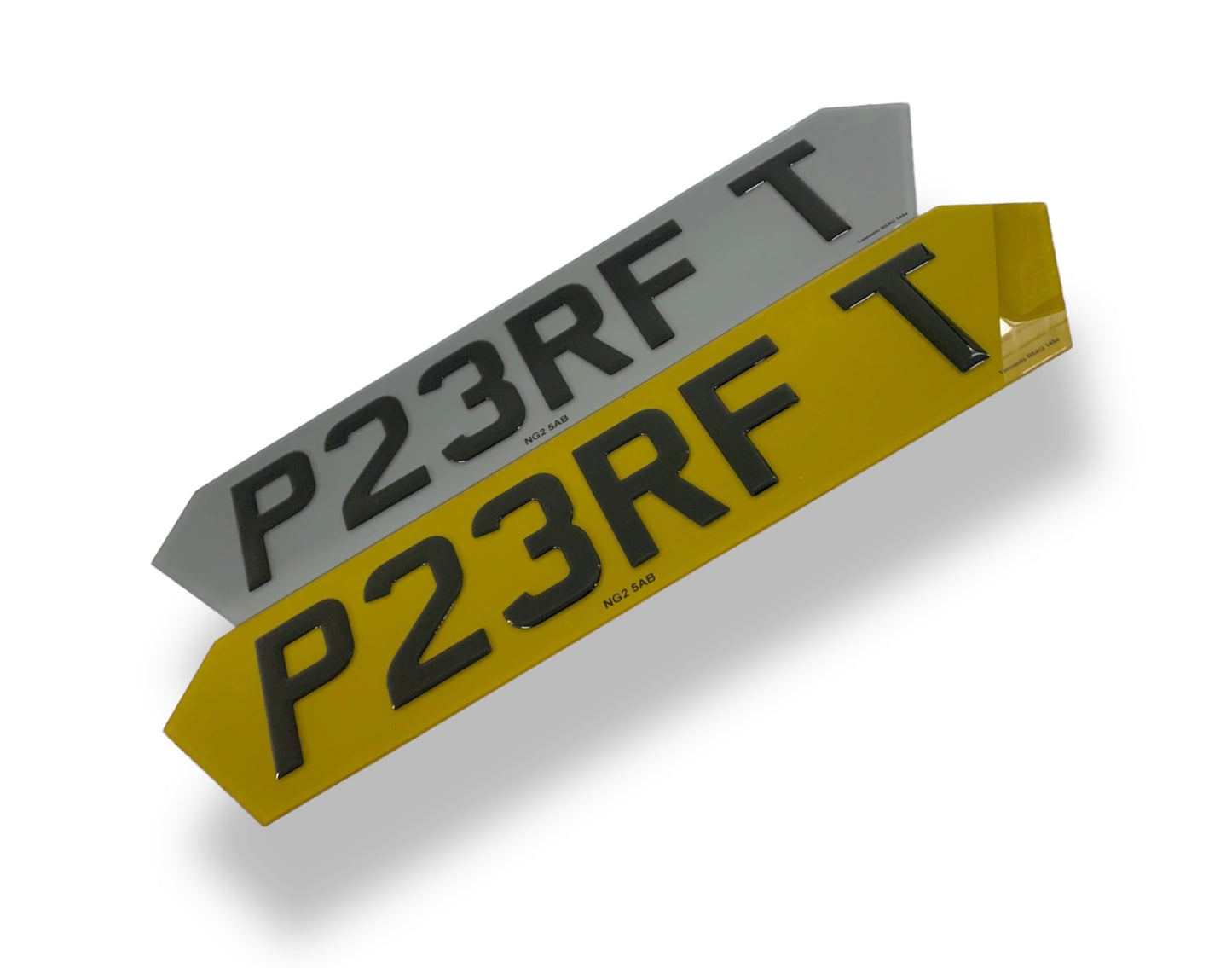 Tinted Hex/Lambo Shaped Plates